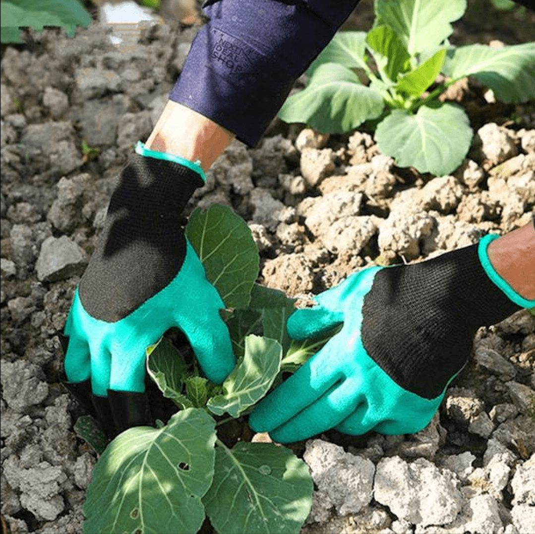 Gardening Gloves With Finger Tip Claws