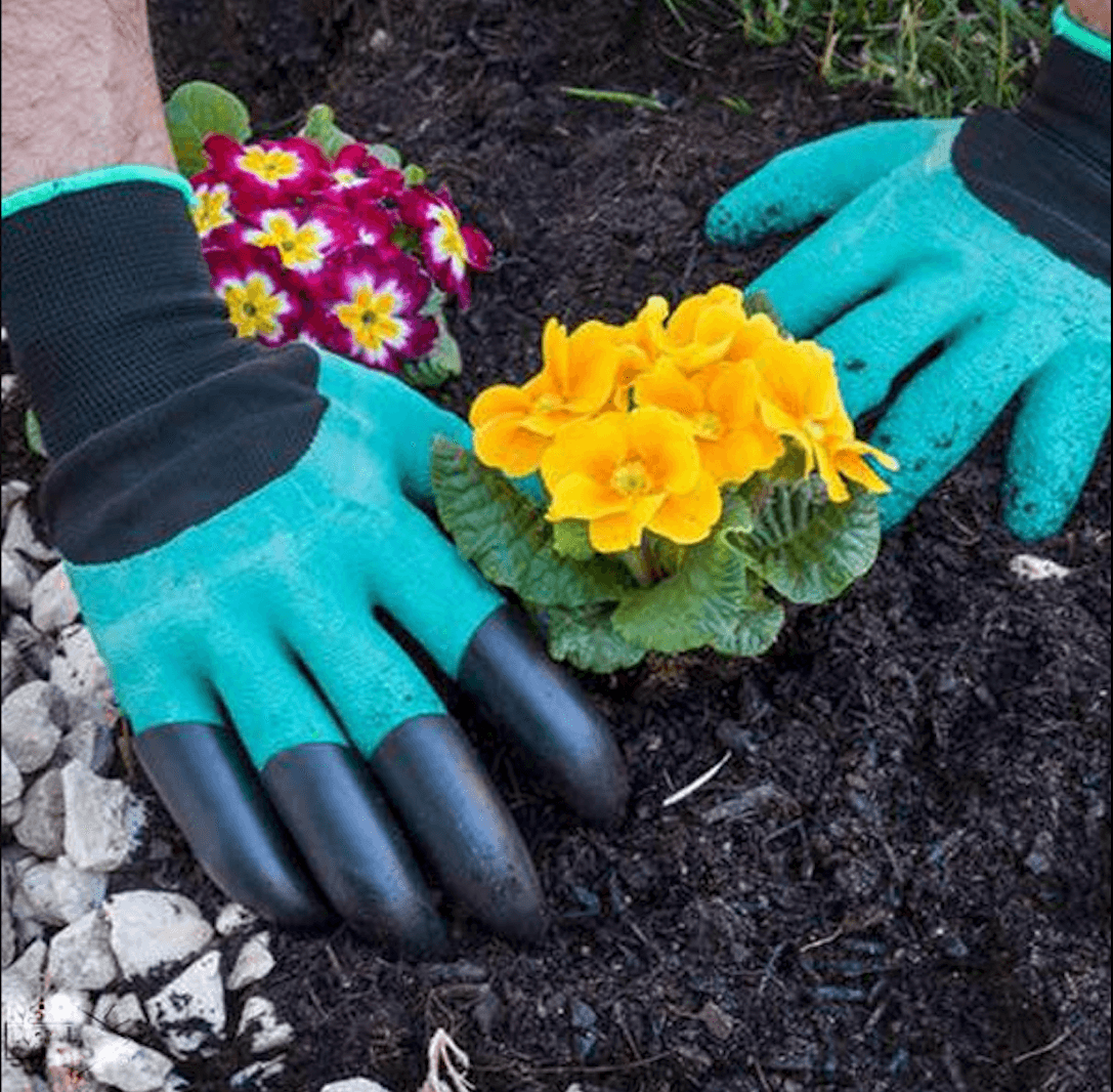 Gardening Gloves With Finger Tip Claws