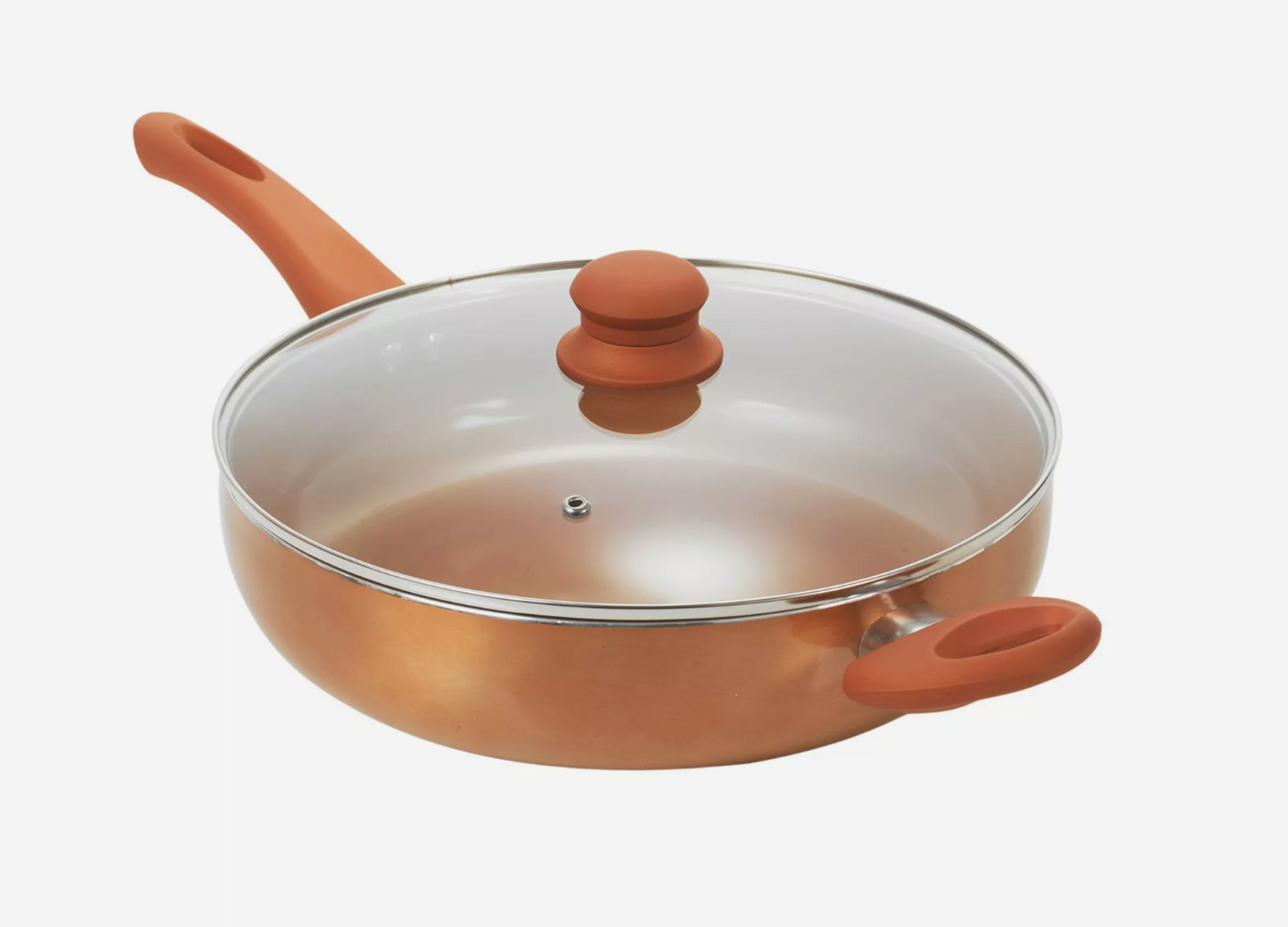 Non-Stick CermiTech Copper Frying Pan and Saucepan Set