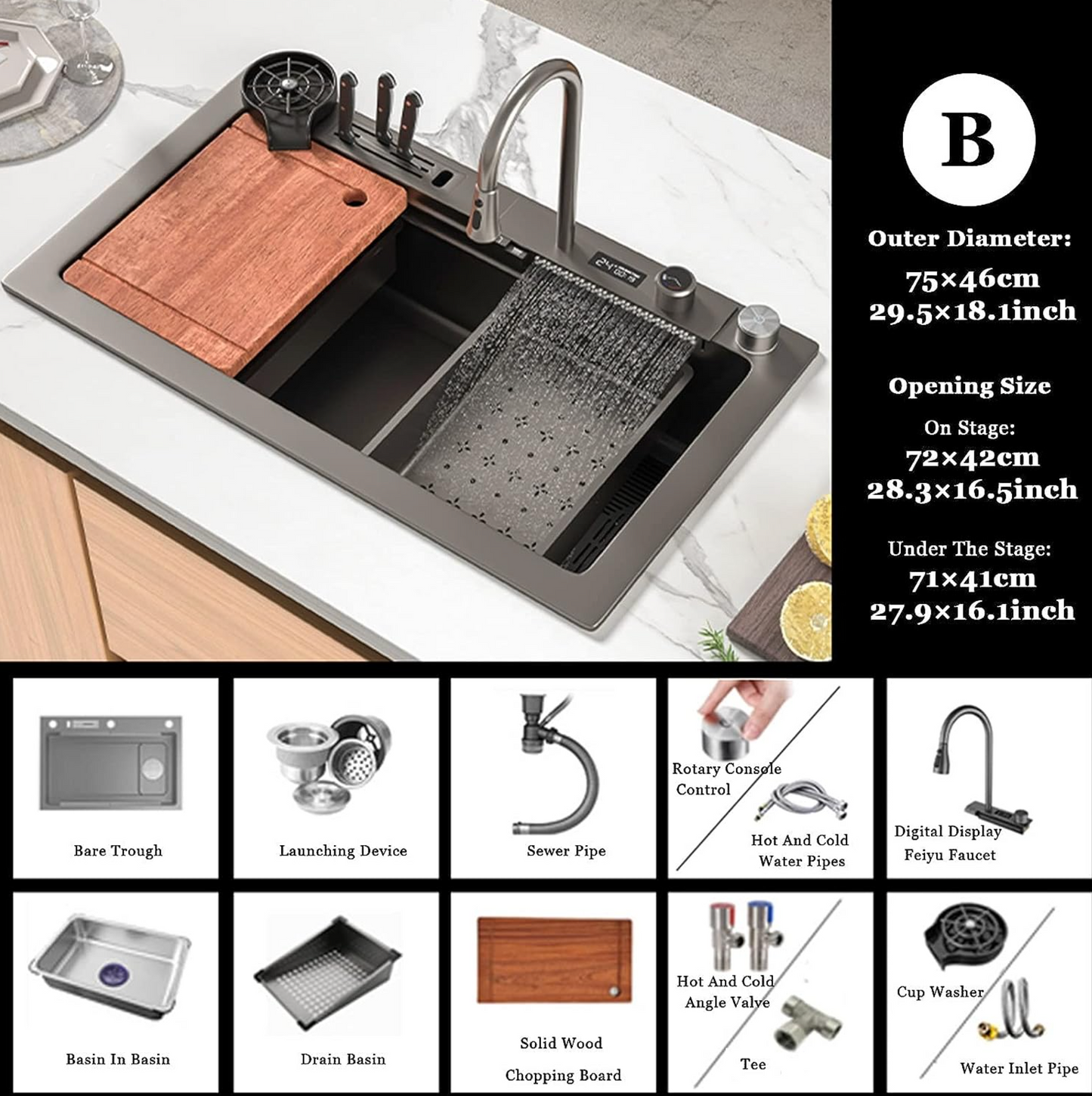 Multifunction Kitchen Sink