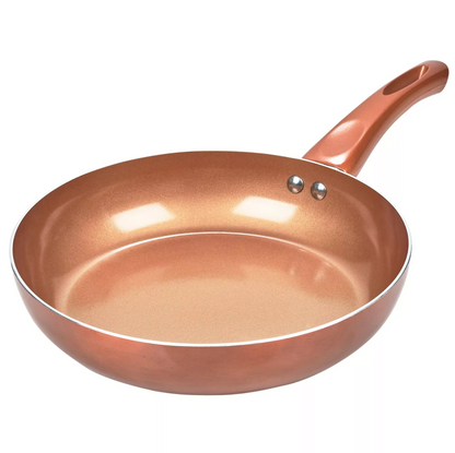 Non-Stick CermiTech Copper Frying Pan and Saucepan Set