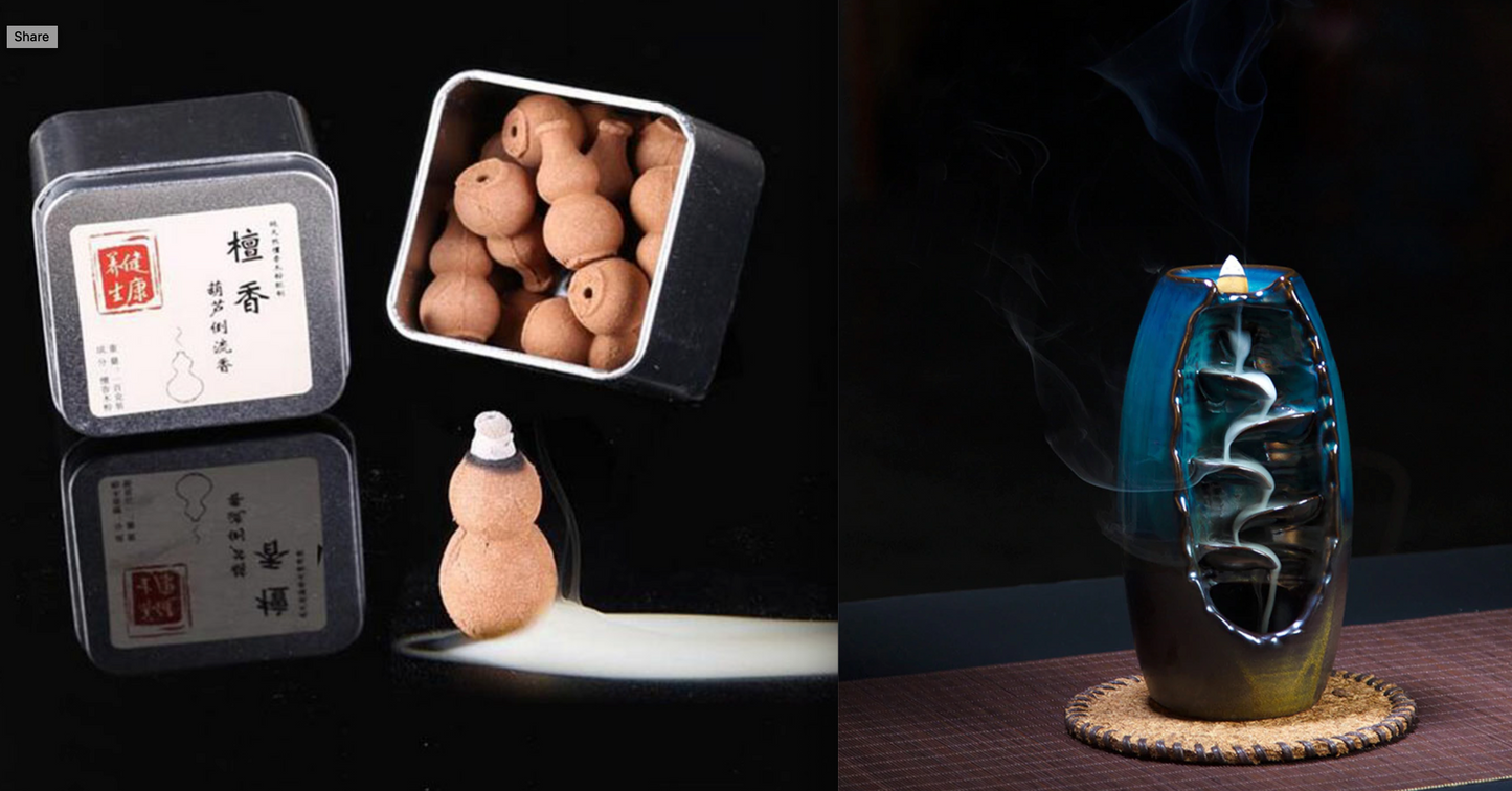 Smoking Waterfall Incense Burner