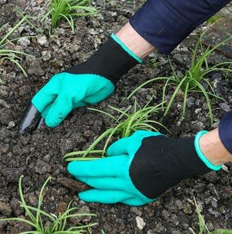 Gardening Gloves With Finger Tip Claws