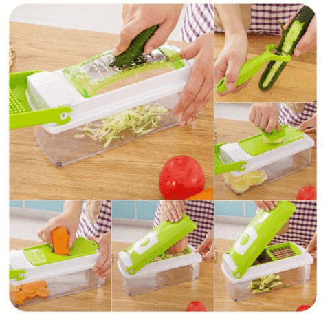 12IN1 MULTIFUNCTIONAL VEGETABLE & FRUIT SLICER